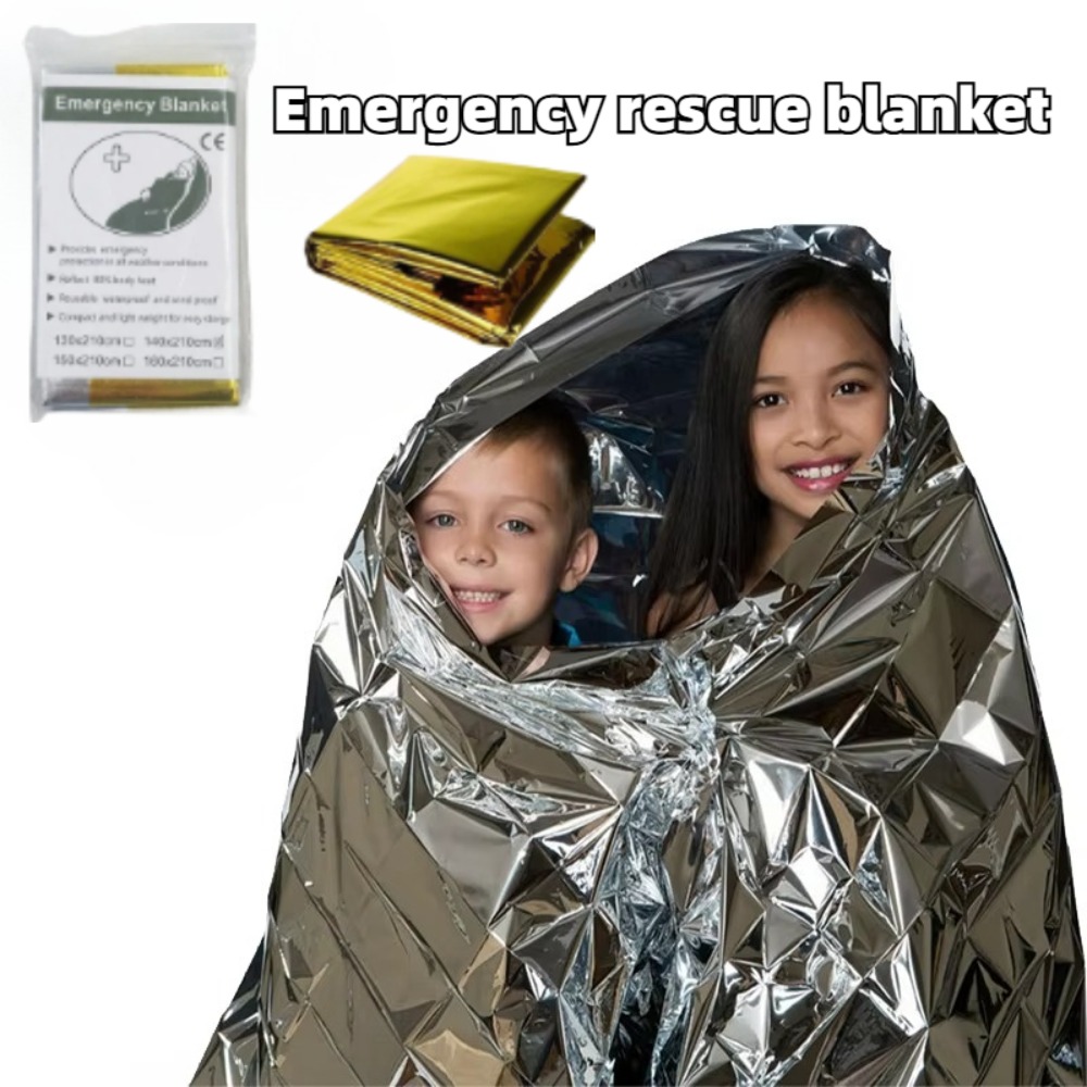 Outdoor Camping Heated Blanket - Emergent Blanket Mylar Thermal Outdoor Survive