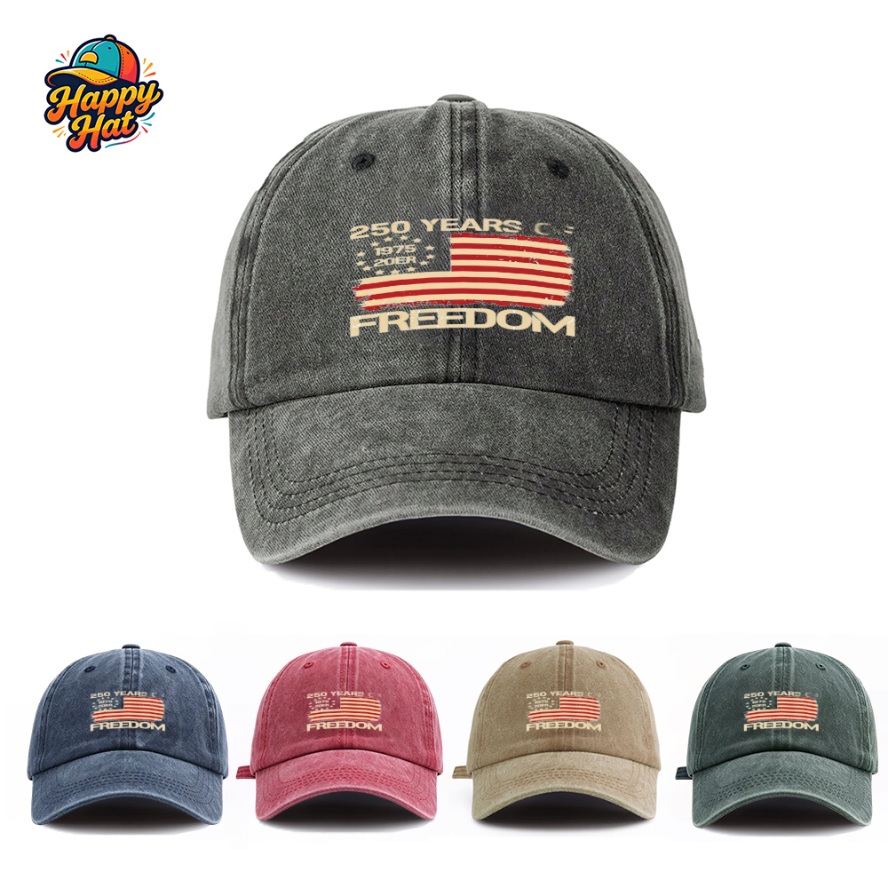 Outdoor Camping Usa - 1PC Vintage Washed Baseball Cap 250