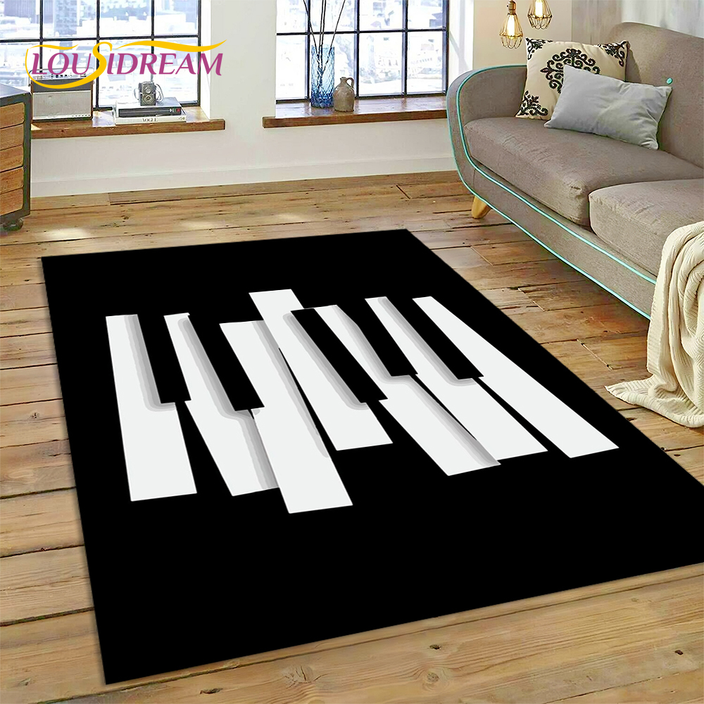 Outdoor Camping Mats Large - 3D Dream Piano Key Music Instrument