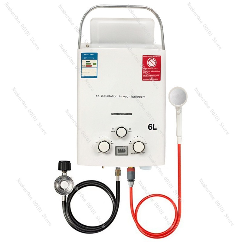 Outdoor Camping Heater For Tent - Propane LPG Gas Tankless Water Heater