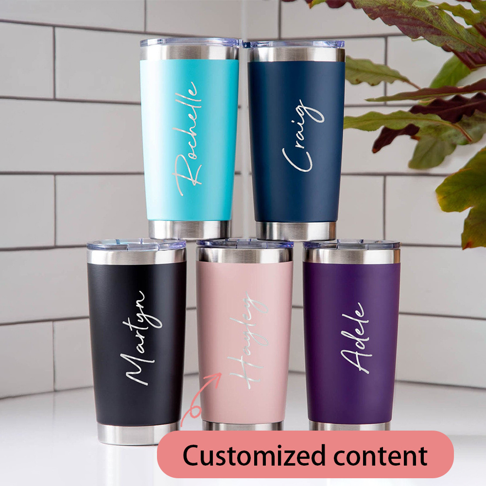 Outdoor Camping Items - Personalized stainless steel cold drink cup,