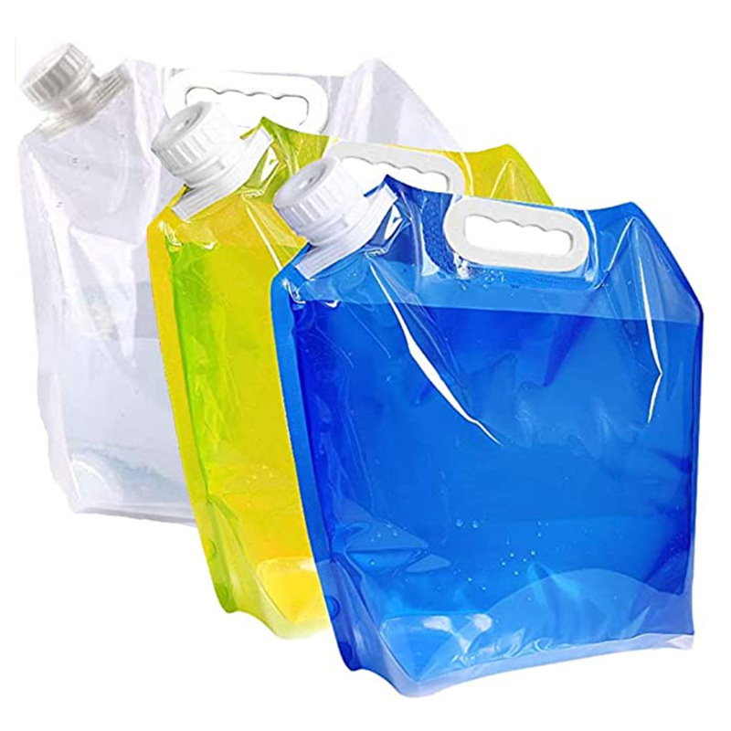 Outdoor Camping Water Jug - 1PC 5L Collapsible Emergency Water Jug