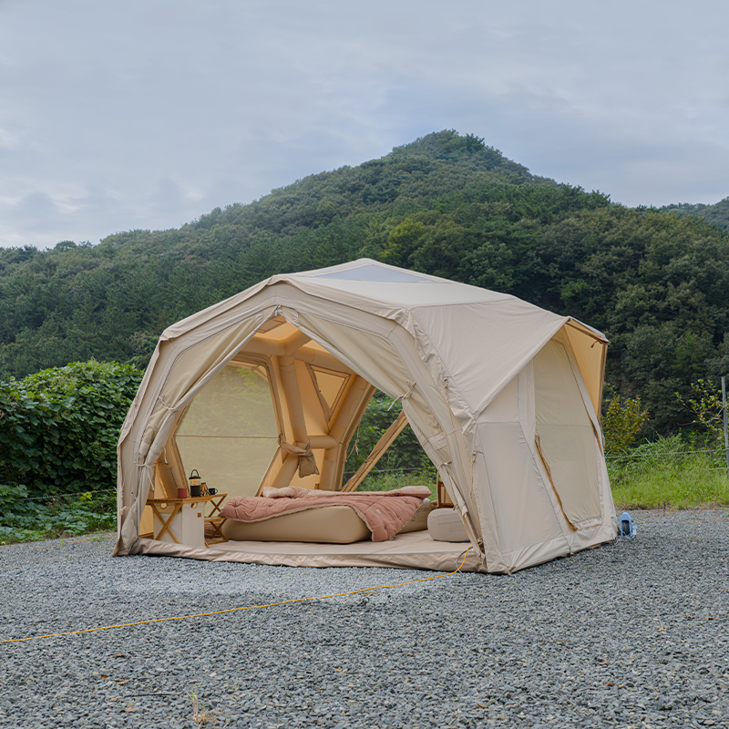 Camping Zelt Outdoor - Hubshelter Pro Air Tent-Beige High Quality