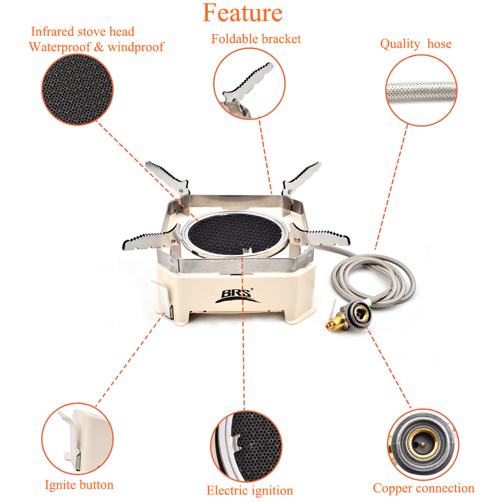 BRS 2200W High-power Infrared  - Outdoor Gas Camping Oven avis et prix