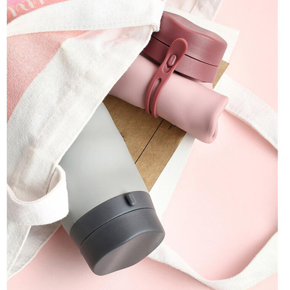 600Ml Portable Water Bottle Si - Collapsible Water Bottle avis et prix