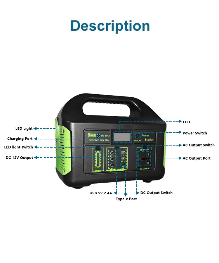 OEM ODM Outdoor Camping Batter - Portable Power Station avis et prix