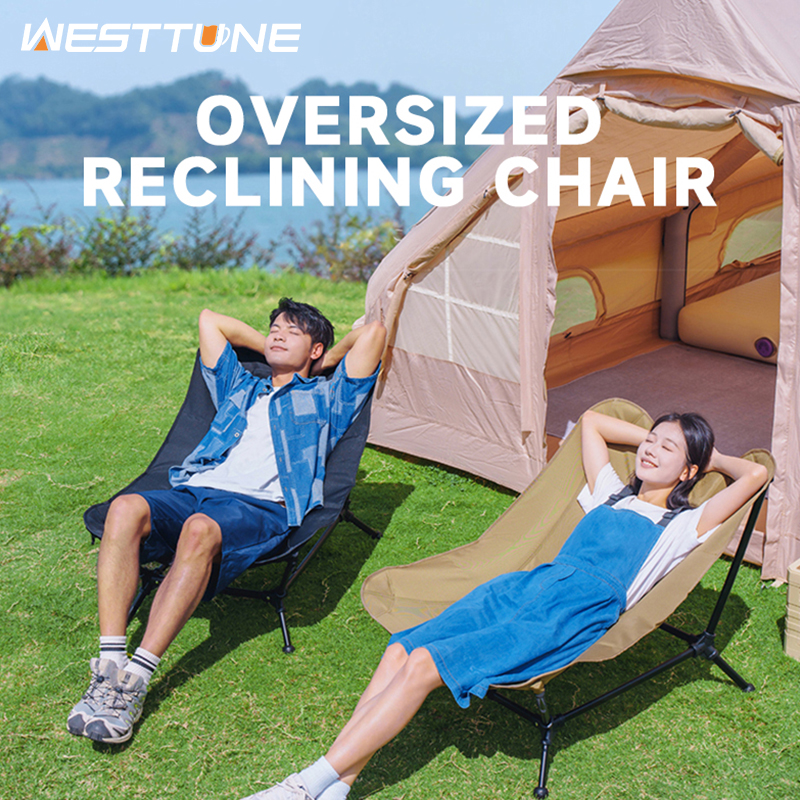 WESTTUNE Folding Lounger Chair - Outdoor Camping Recliner Chairs avis et prix