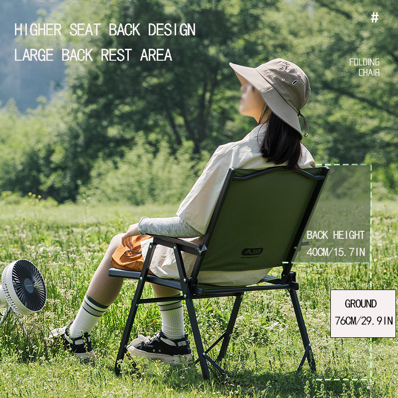 BISINNA Outdoor Folding Campin - Outdoor Camping Recliner Chairs avis et prix