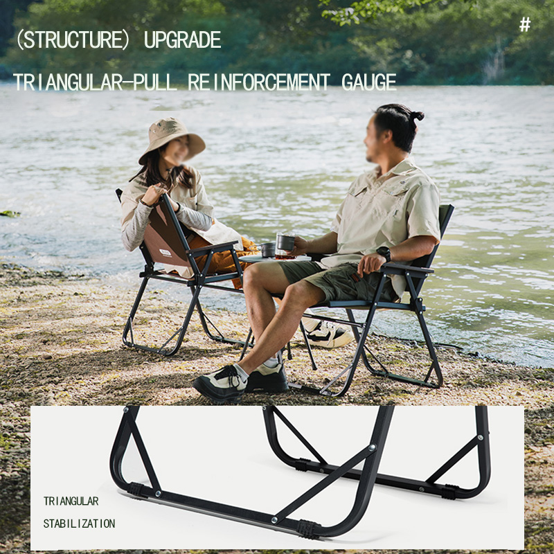 BISINNA Outdoor Folding Campin - Outdoor Camping Recliner Chairs avis et prix