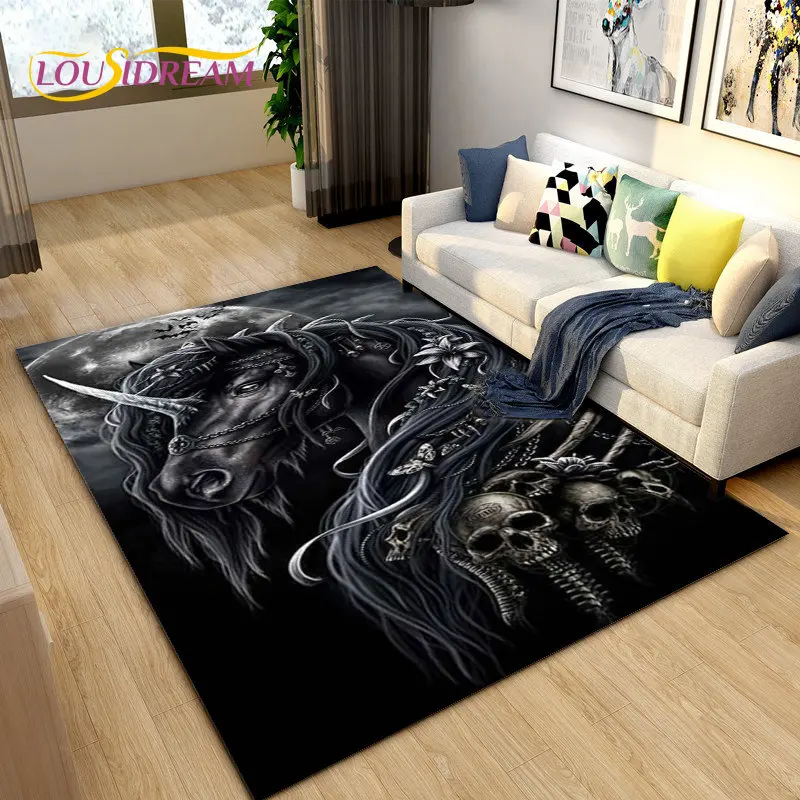 3D Light Luxury Modern Horse A - Outdoor Camping Mats Large avis et prix