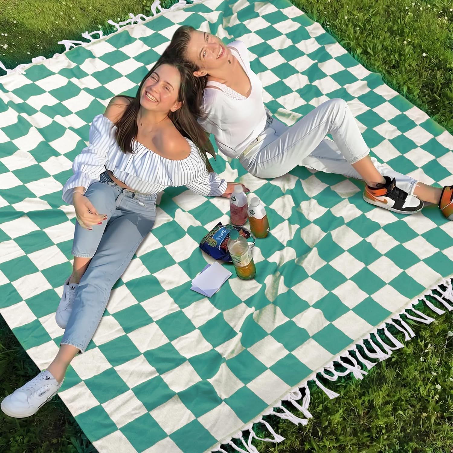 Large Picnic Blanket Outdoor M - Outdoor Camping Mats Large avis et prix