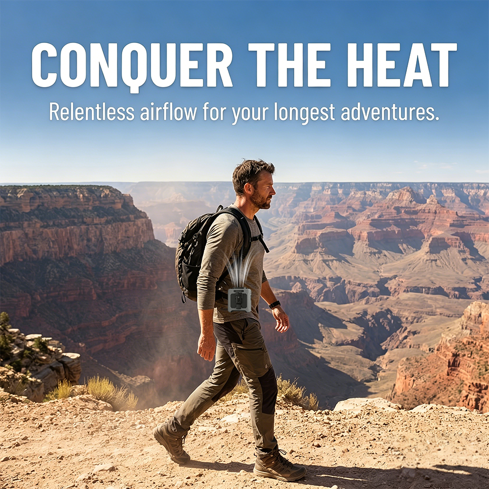 Portable Waist Fan Mini Hangin - Outdoor Camping Fans avis et prix