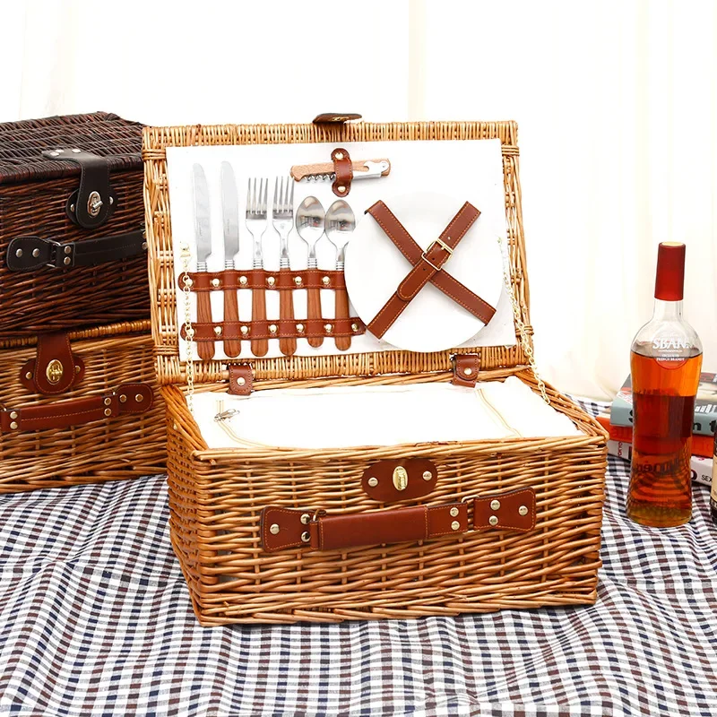 Family outing picnic basket, o - Outdoor Camping Food avis et prix