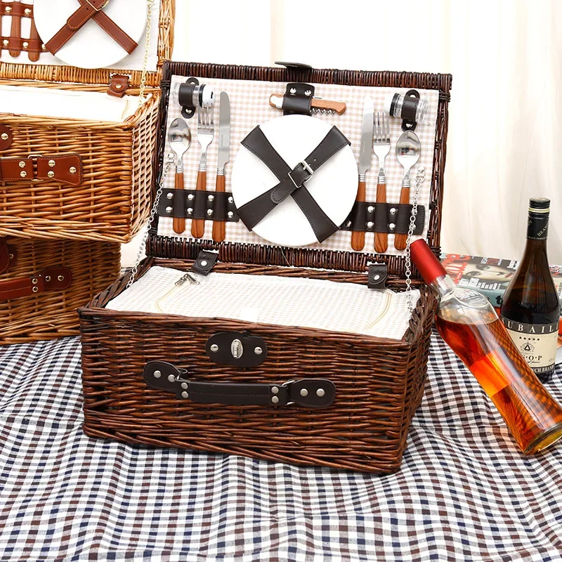 Family outing picnic basket, o - Outdoor Camping Food avis et prix