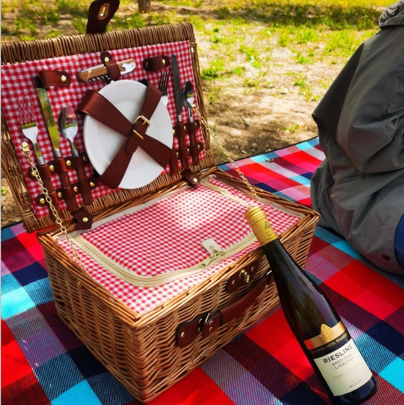 Family outing picnic basket, o - Outdoor Camping Food avis et prix