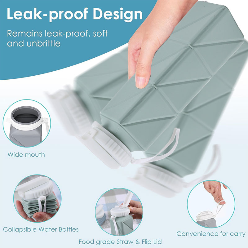 620ml Collapsible Water Bottle - Collapsible Water Bottle avis et prix