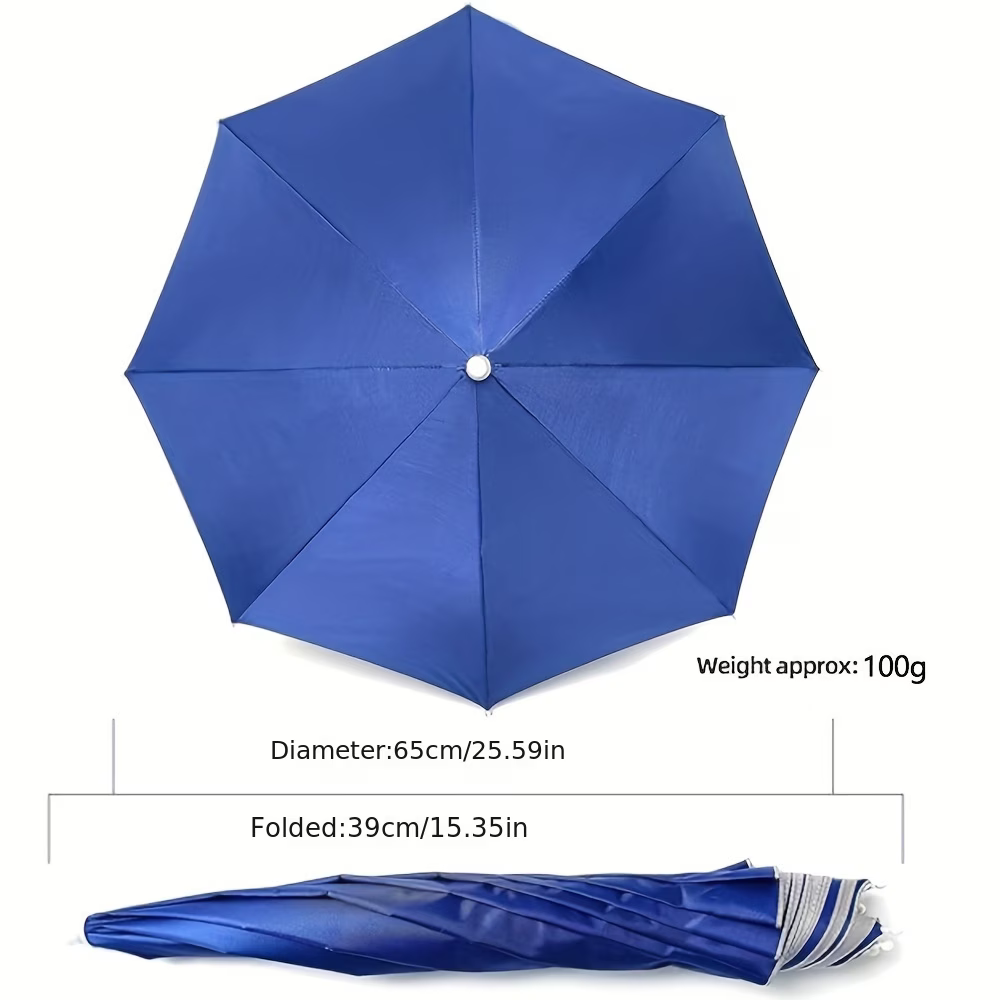 Elastic Headband Umbrella Hat, - Outdoor Camping Umbrella avis et prix