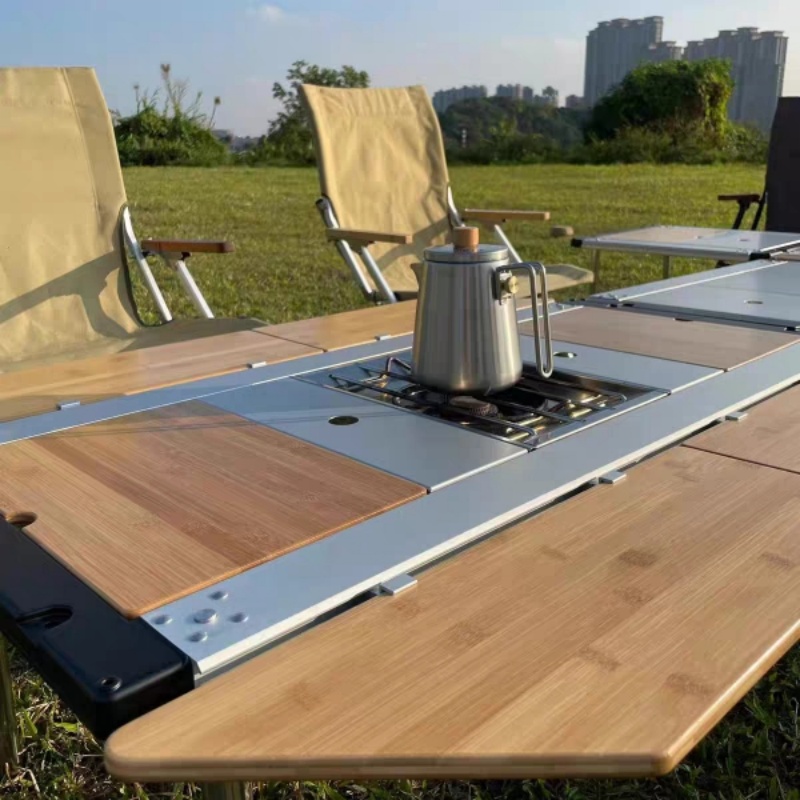 Tryhomy IGT Table Bamboo Exten - Outdoor Camping Kitchen Table avis et prix