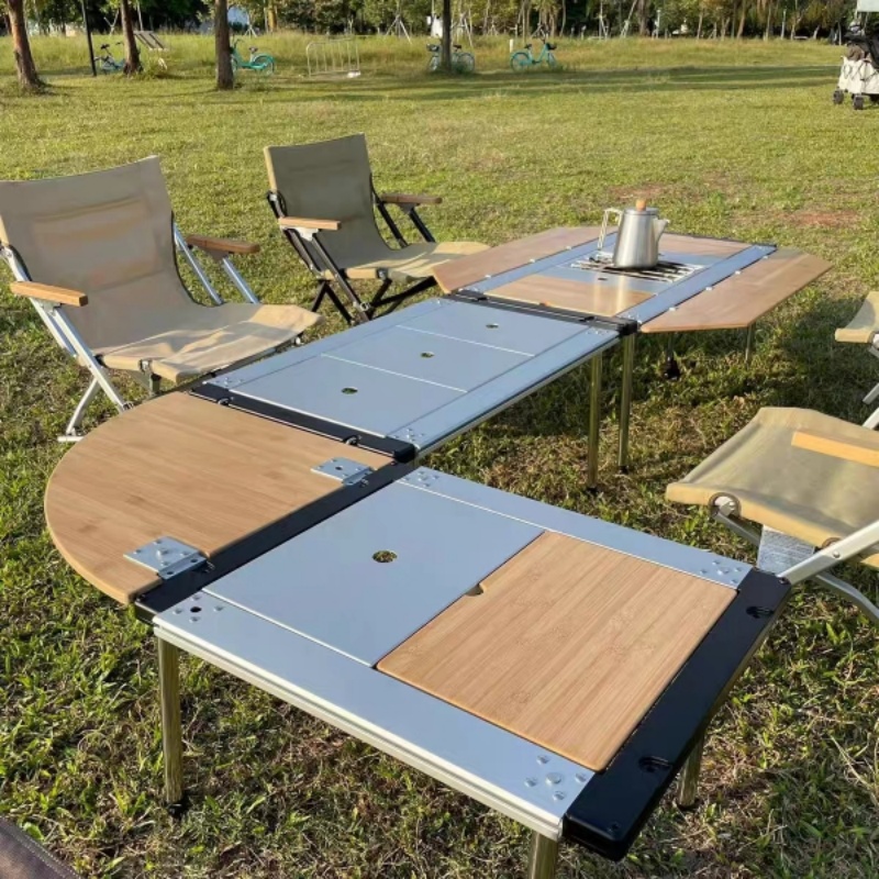 Tryhomy IGT Table Bamboo Exten - Outdoor Camping Kitchen Table avis et prix