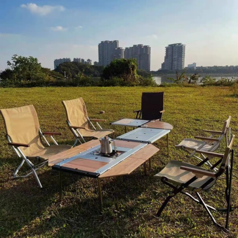 Tryhomy IGT Table Bamboo Exten - Outdoor Camping Kitchen Table avis et prix