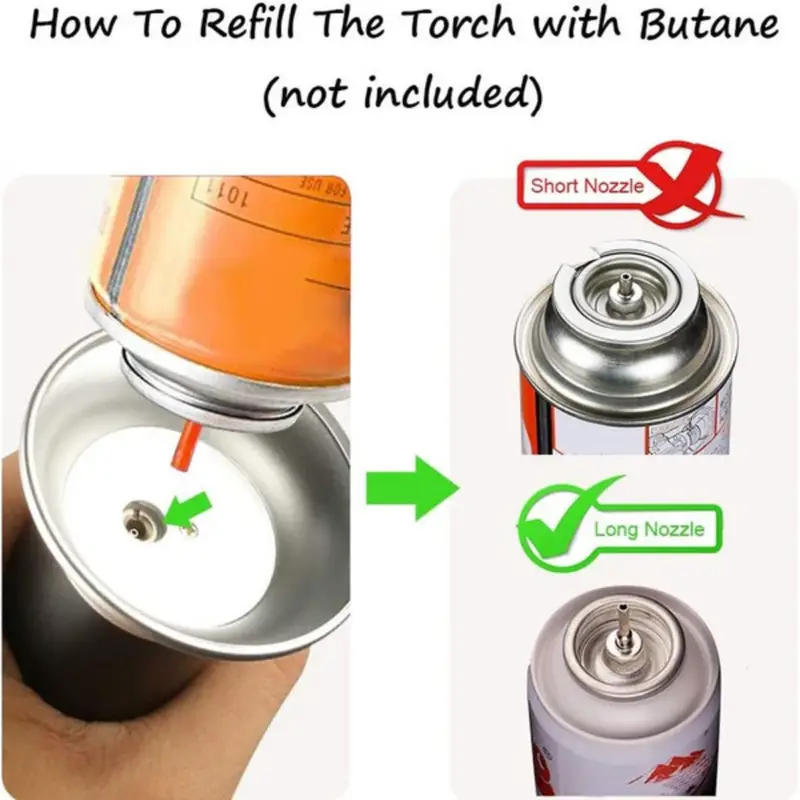 Butane Gas Lighter Rechargeabl - Outdoor Windproof Lighter avis et prix