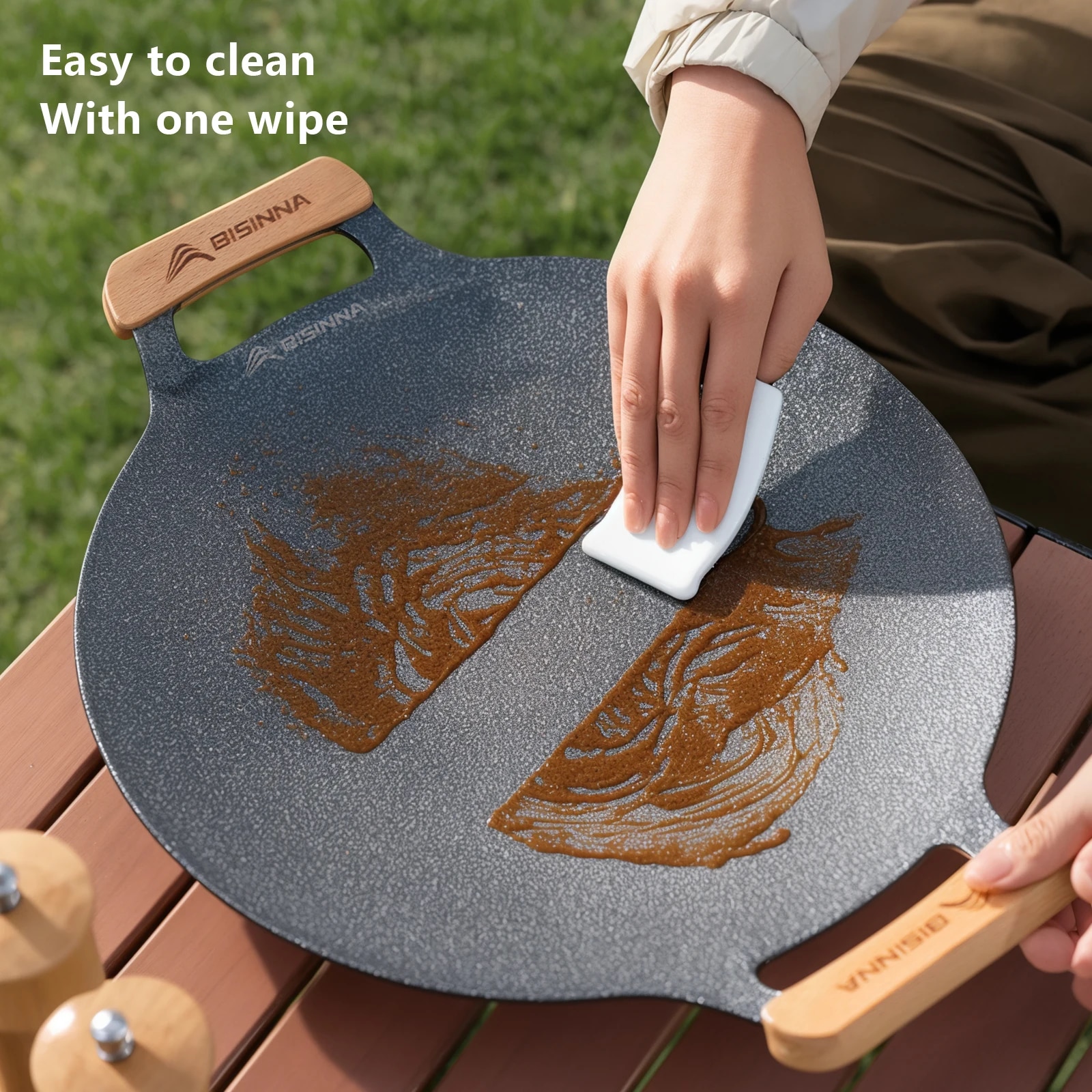 BISINNA 34CM Outdoor BBQ Grill - Outdoor Camping Food avis et prix