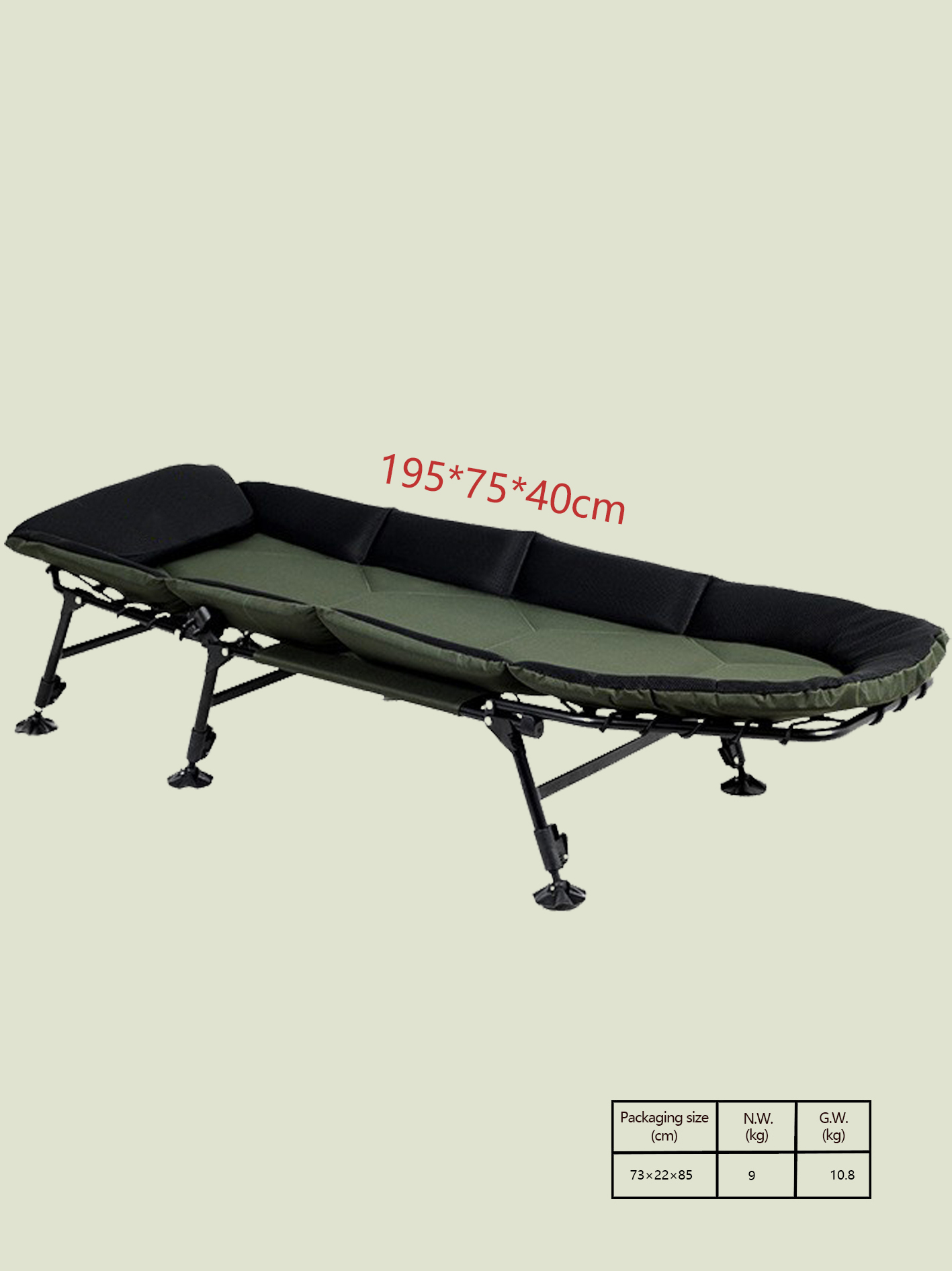 Folding Bed Widened Thickened  - Outdoor Camping Beds For Sale avis et prix