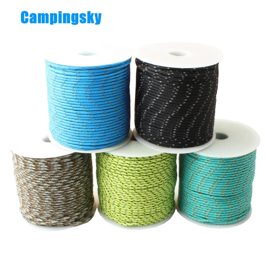 50M 2.5mm Reflective Paracord  - Outdoor Camping Umbrella avis et prix