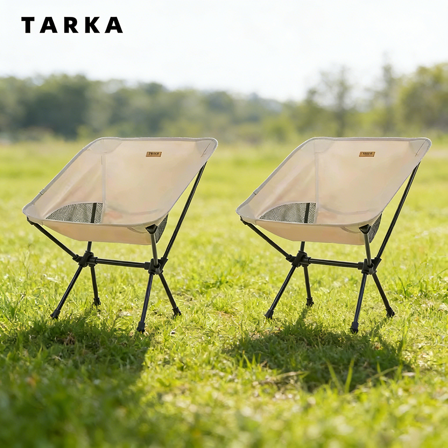 TARKA 2Pcs Folding Chairs for  - Outdoor Camping Recliner Chairs avis et prix