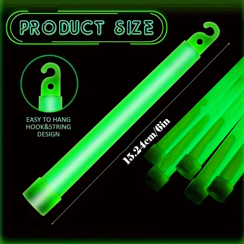 6-12PCS LED Glow Stick with Ho - Glow Sticks Survival avis et prix