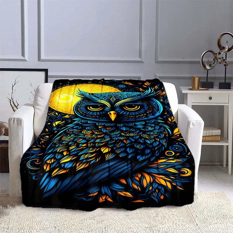 10 Sizes Owl Pattern Blanket W - Outdoor Camping Heated Blanket avis et prix