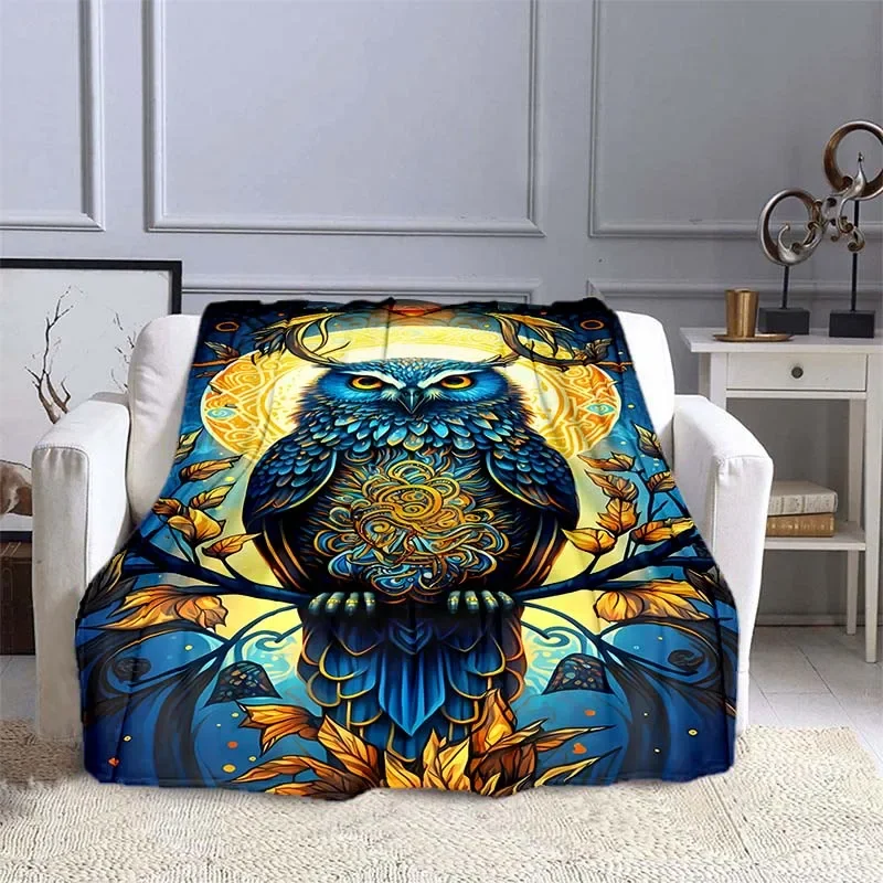 10 Sizes Owl Pattern Blanket W - Outdoor Camping Heated Blanket avis et prix