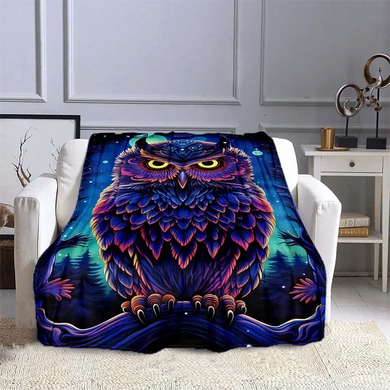 10 Sizes Owl Pattern Blanket W - Outdoor Camping Heated Blanket avis et prix