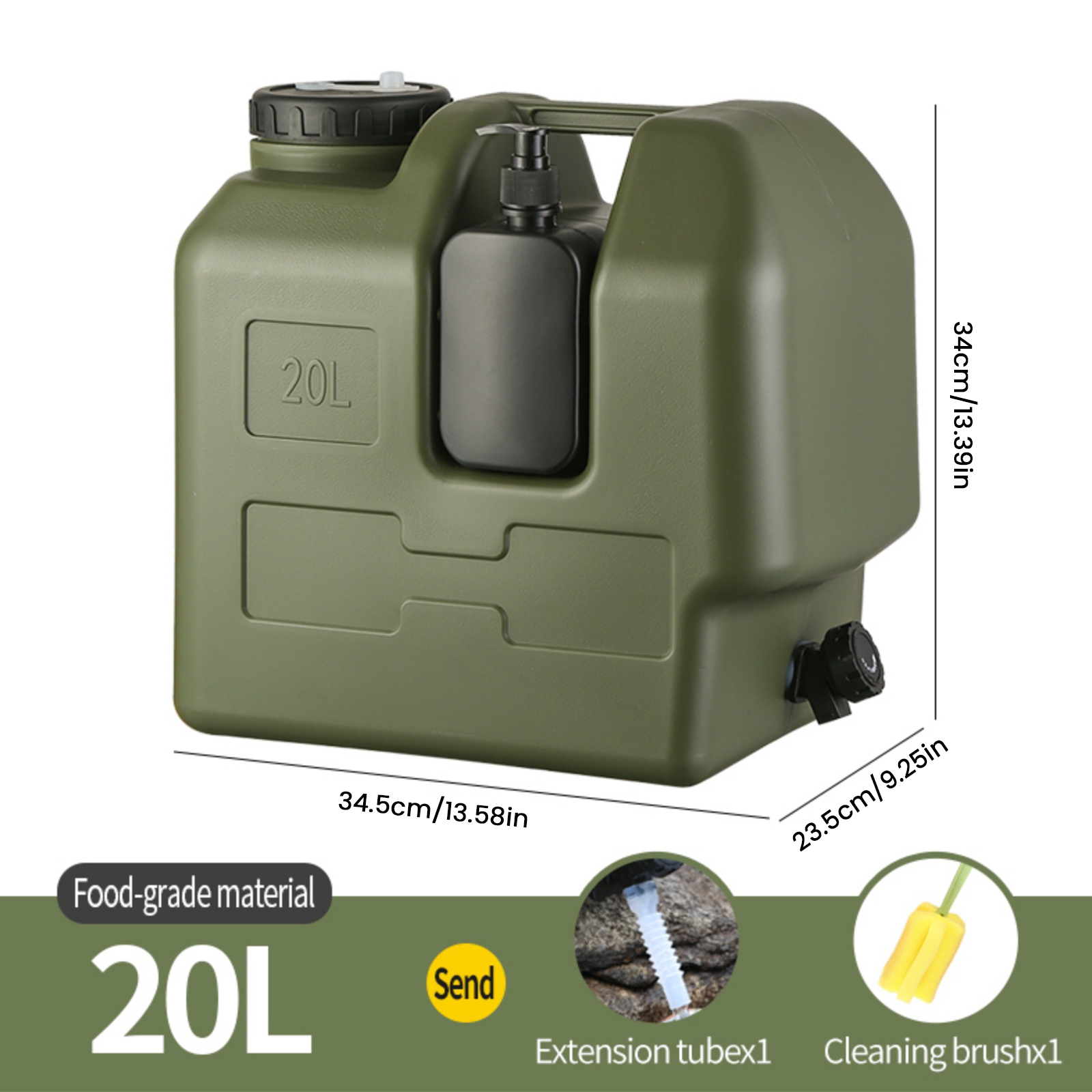 15/20L Portable Camping Water  - Outdoor Camping Water Jug avis et prix