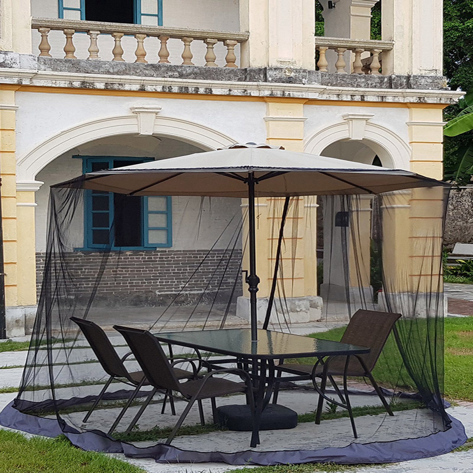 Umbrella Mosquito Net Round Ha - Outdoor Camping Umbrella avis et prix