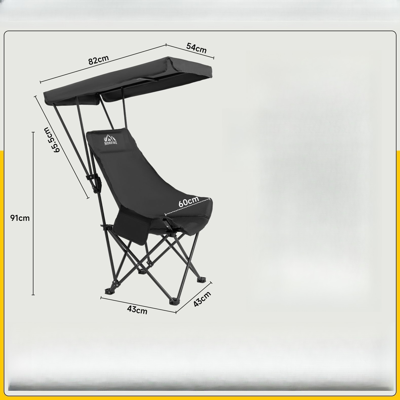 Outdoor umbrella folding chair - Outdoor Camping Umbrella avis et prix