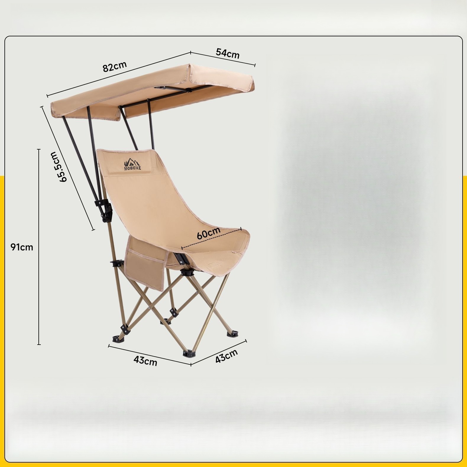Outdoor umbrella folding chair - Outdoor Camping Umbrella avis et prix