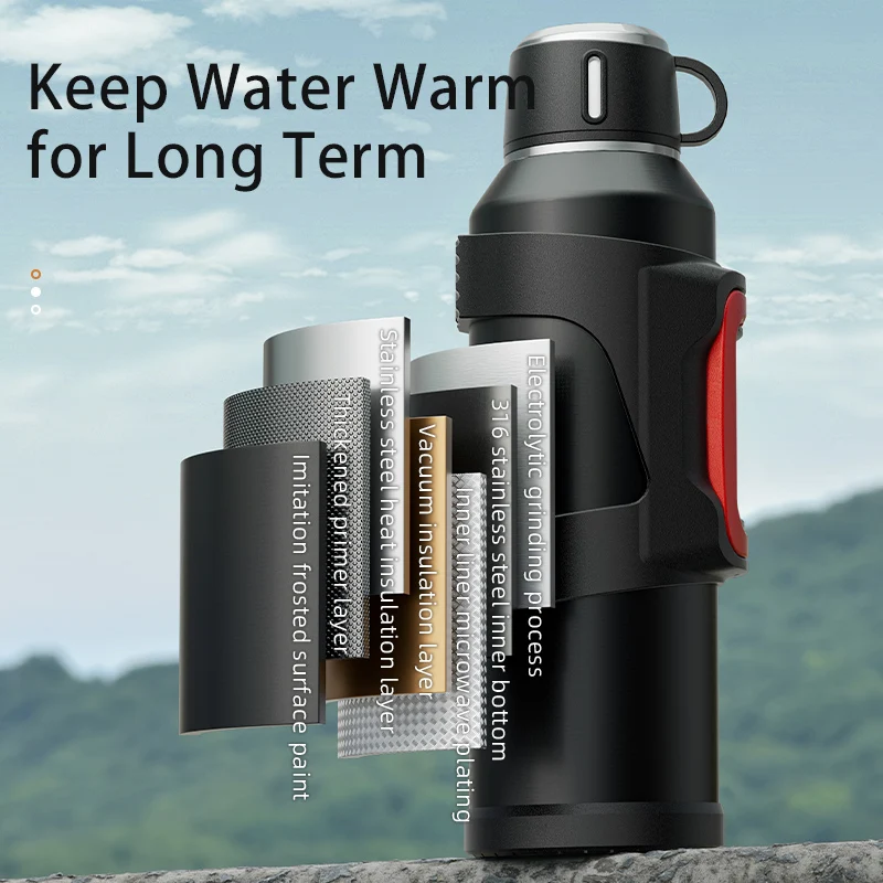 Stainless Steel Insulated Jug  - Outdoor Camping Water Jug avis et prix