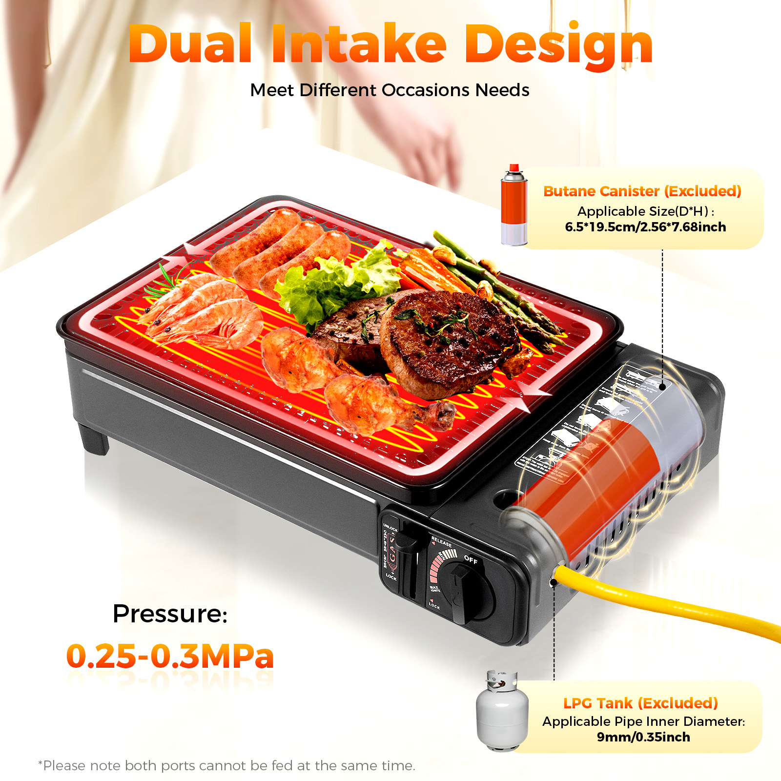 Portable Camping Grill Gas Sto - Outdoor Camping Heater For Tent avis et prix