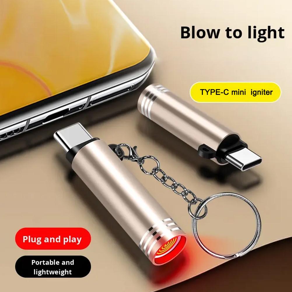 Type C Mini Lighter Blow to Ig - Outdoor Windproof Lighter avis et prix