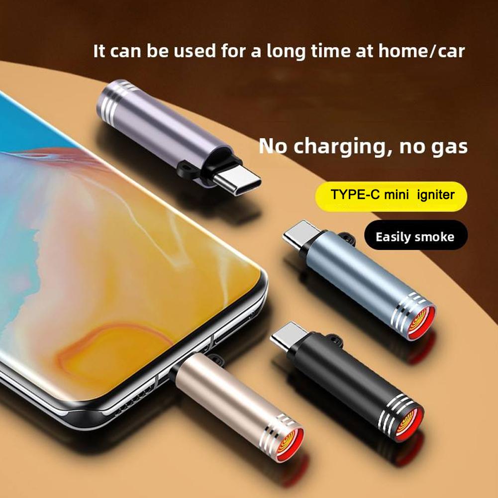 Type C Mini Lighter Blow to Ig - Outdoor Windproof Lighter avis et prix