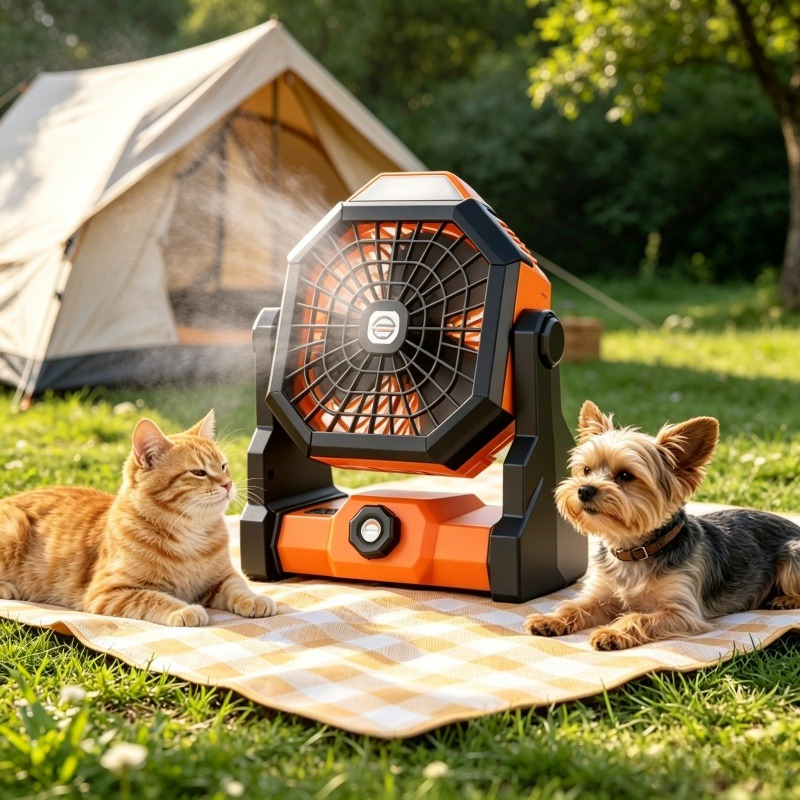 7800mAh Portable Rechargeable  - Outdoor Camping Fans avis et prix