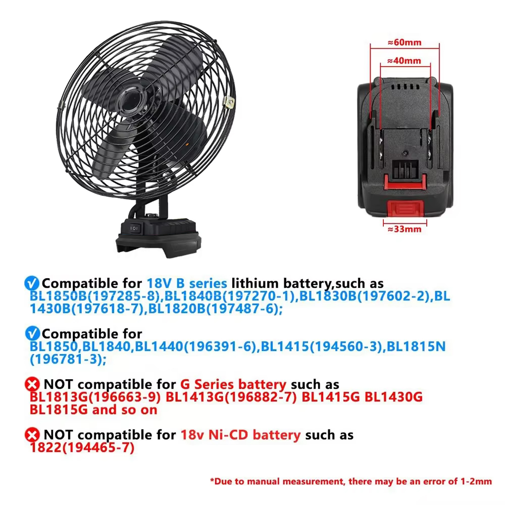 6/8In Camping Fan Outdoor Fish - Outdoor Camping Fans avis et prix