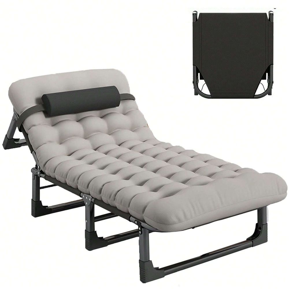 Cot, 4 Positions Adjustable Re - Outdoor Camping Recliner Chairs avis et prix