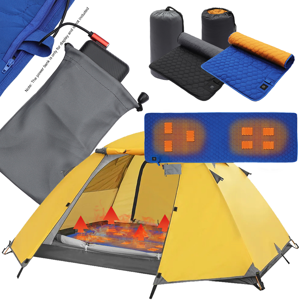 7 Zones Camping Heated Mattres - Outdoor Camping Heated Blanket avis et prix