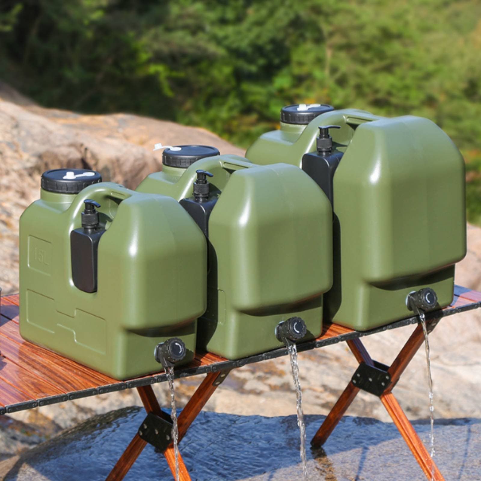 Water Container with Spigot Fo - Outdoor Camping Water Jug avis et prix