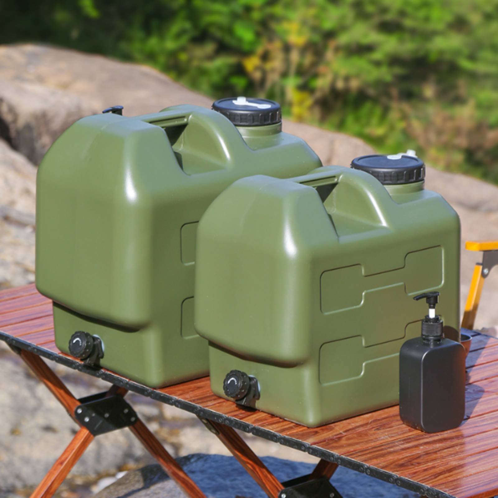 Water Container with Spigot Fo - Outdoor Camping Water Jug avis et prix