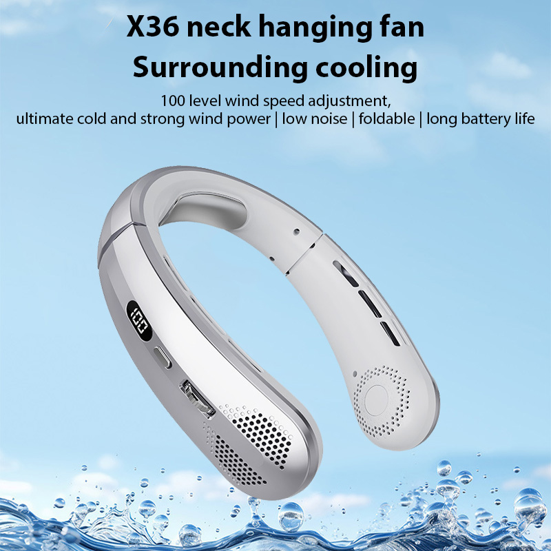 Hanging Neck Fan Portable Rech - Outdoor Camping Fans avis et prix
