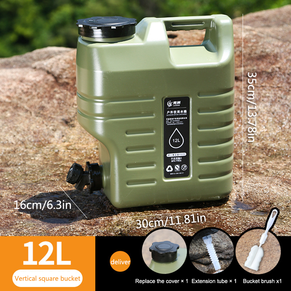 5/11/12L Camping Water Contain - Outdoor Camping Water Jug avis et prix