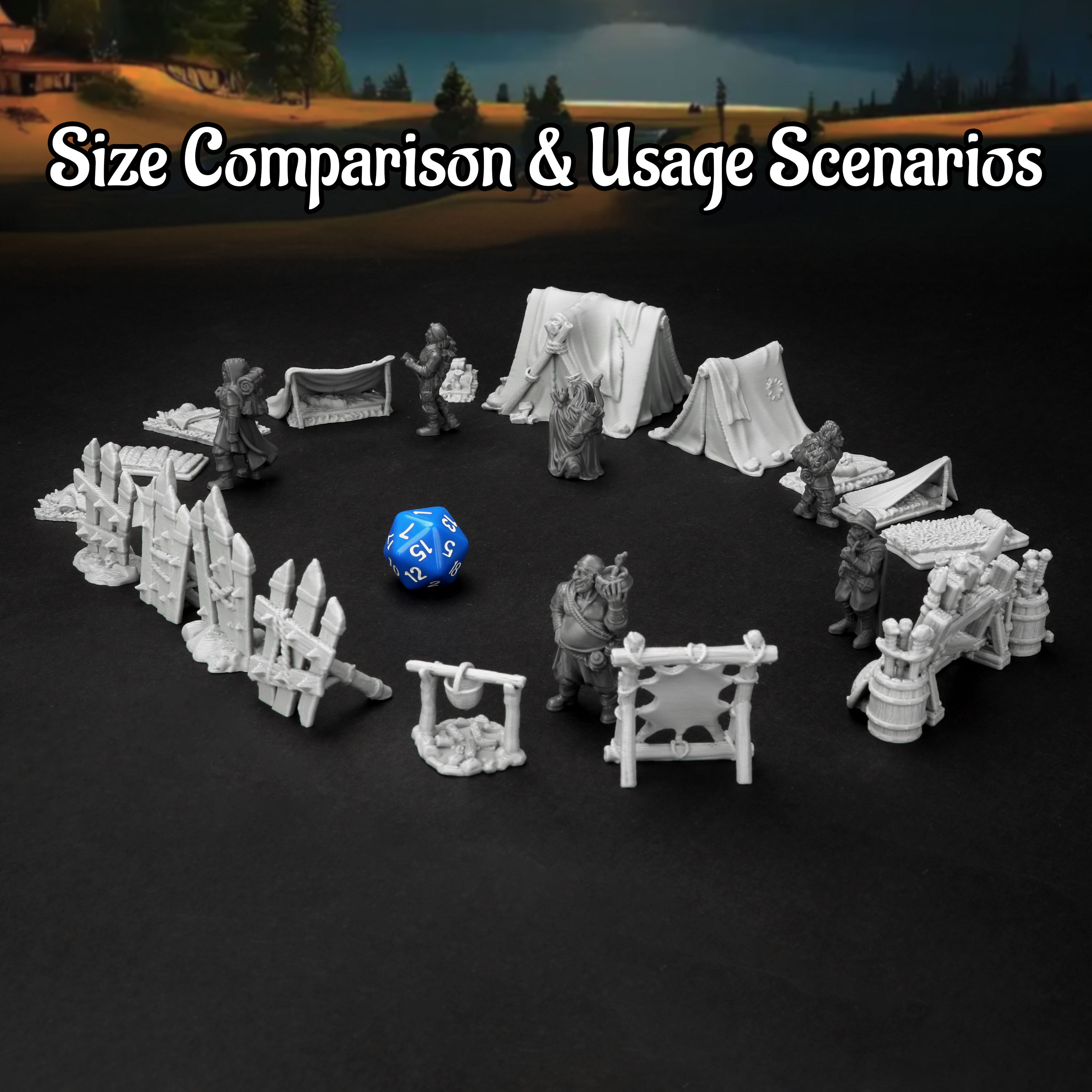 RPG Camp Terrain Set - Adventu - Outdoor Camping Fans avis et prix